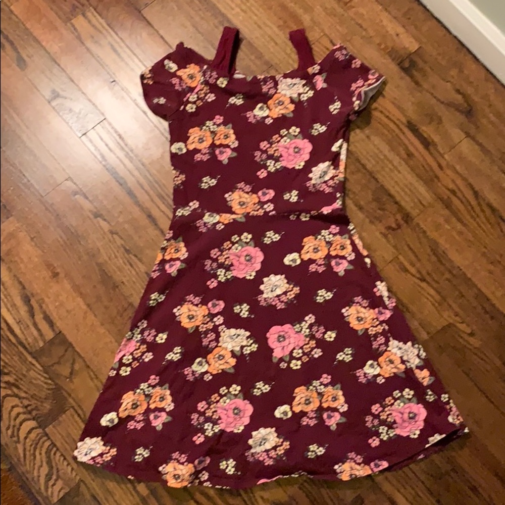 Cold shoulder dress